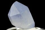 Double-Terminated Dumortierite Quartz Crystal - Vaca Morta Quarry #169298-1